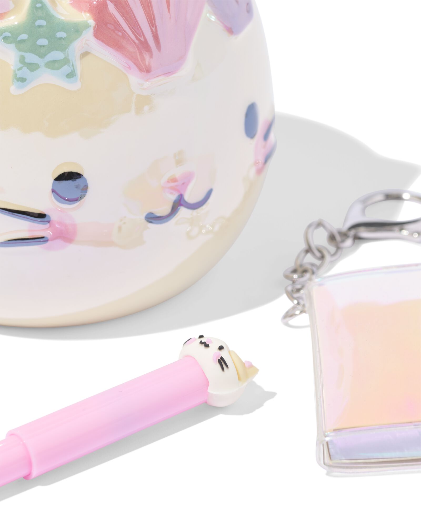 Becher Geschenkset Schreibwaren Keramik Katze - 14102220 - HEMA