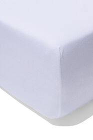 drap-housse boxspring - jersey de coton blanc blanc - 1000030087 - HEMA
