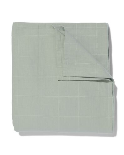 nappe &agrave; carreaux 140x240 coton vert - 5390016 - HEMA