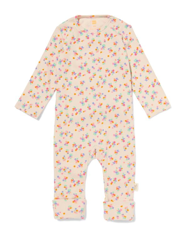 newborn meegroei boxpakje bloemen blauw blauw - 33439520BLUE - HEMA