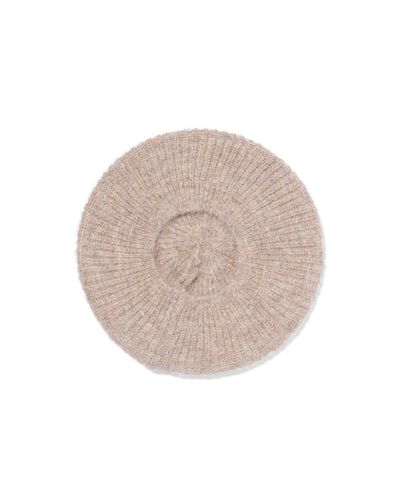 damesbaret taupe - 16451080 - HEMA