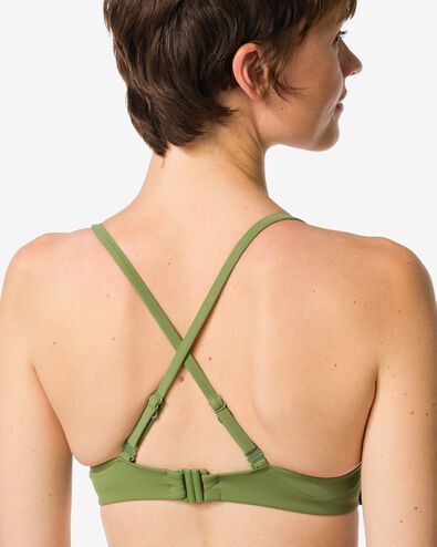 haut de bikini femme Rose vert S - 22360722 - HEMA