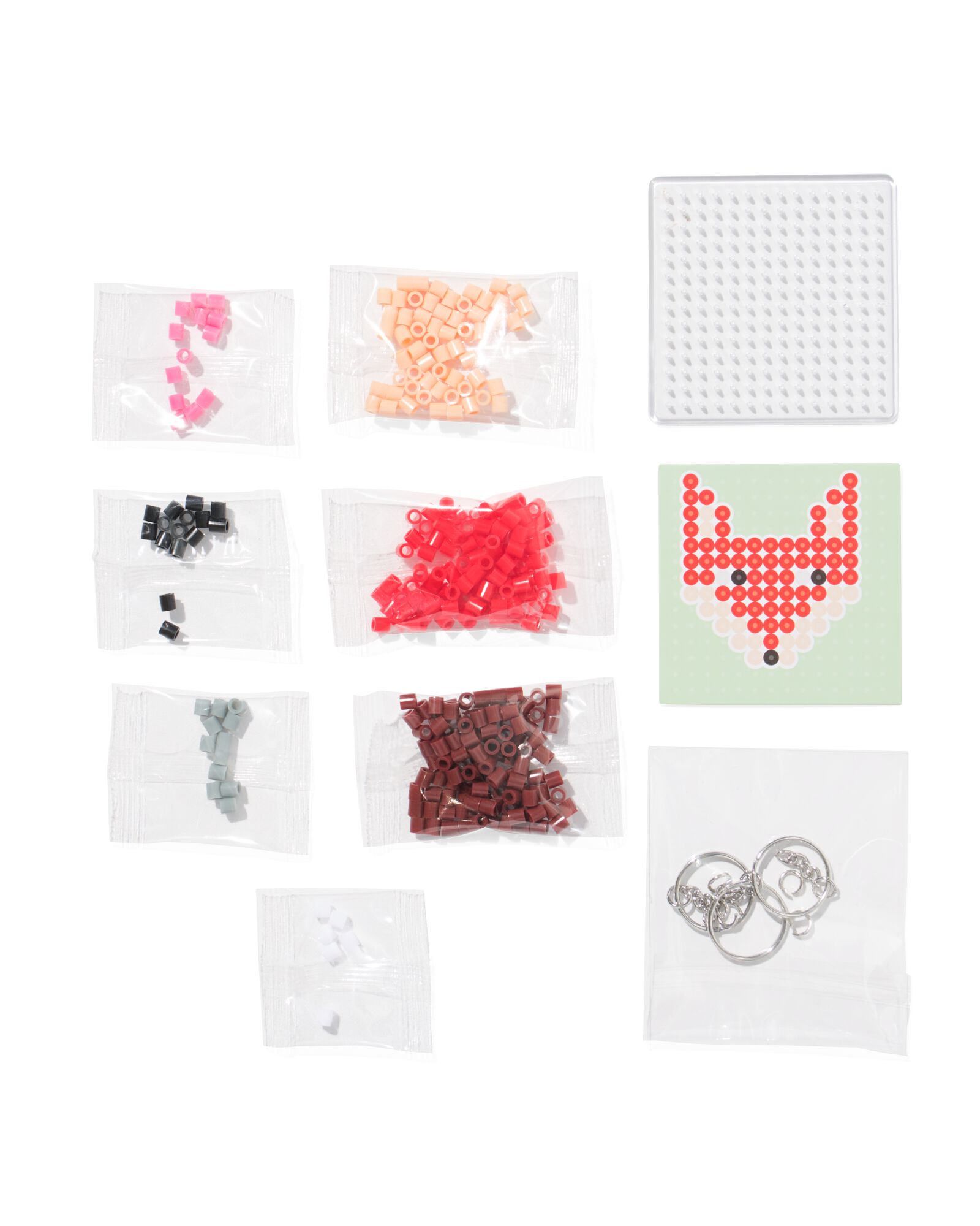 perles &agrave; souder porte-cl&eacute;s animaux de la for&ecirc;t - 15900416 - HEMA