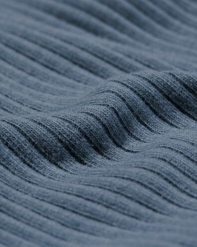 baby t-shirts rib biologisch katoen - 2 stuks grijs - 33196640GREY - HEMA