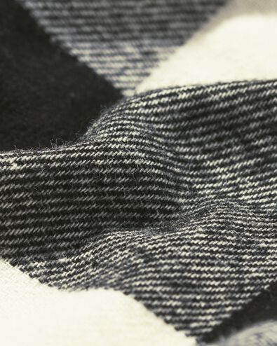 heren pyjamabroek flanel ruiten zwart zwart - 23600840BLACK - HEMA