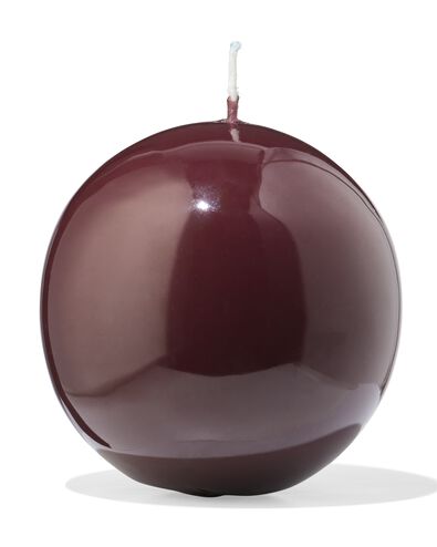 bougie boule ⌀7x7cm marron - 13506133 - HEMA