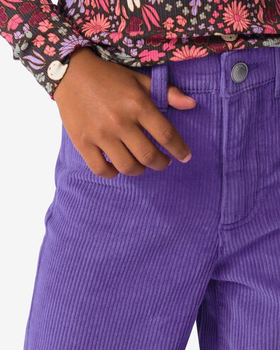 kinderbroek corduroy paars - 30833727PURPLE - HEMA
