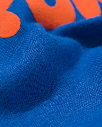 baby sweater 'c'est formidable' kobaltblauw kobaltblauw - 33198840COBALTBLUE - HEMA