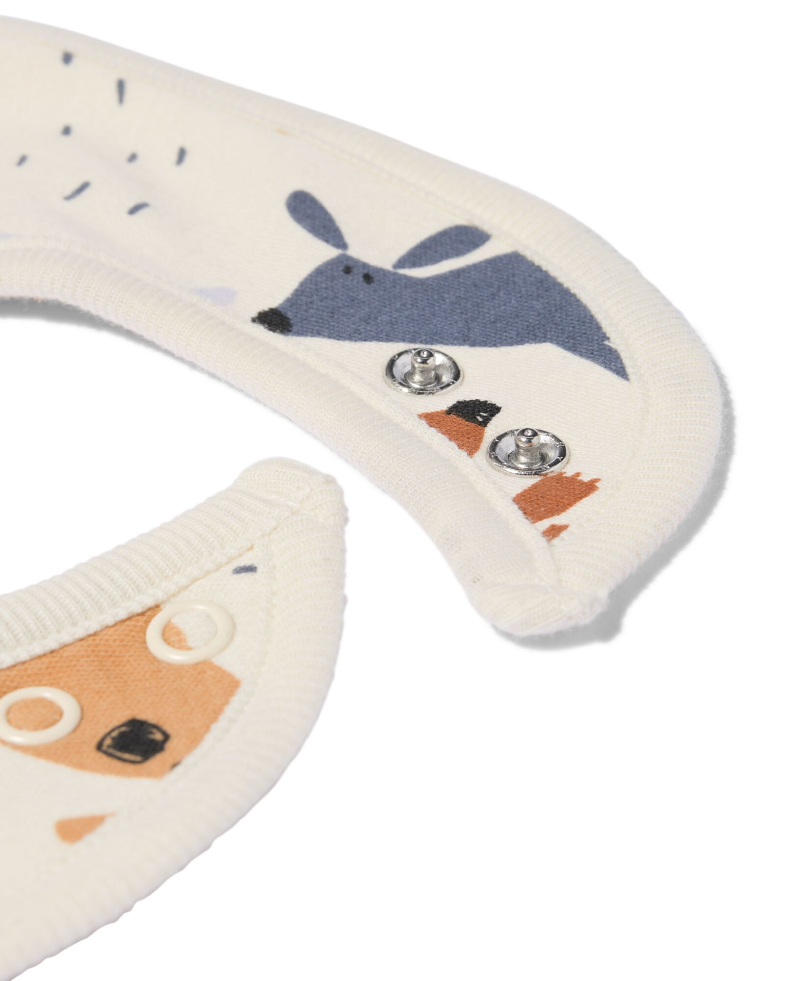 2 bavoirs avec chiens coton - 33303630 - HEMA