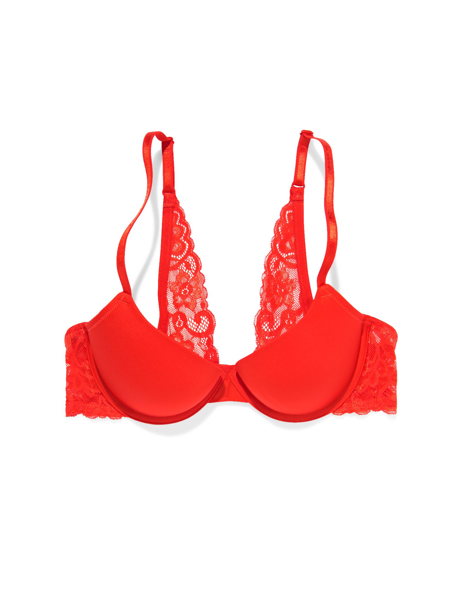 Vorgeformter Push-up-BH mit B&uuml;gel rot rot - 21870180RED - HEMA