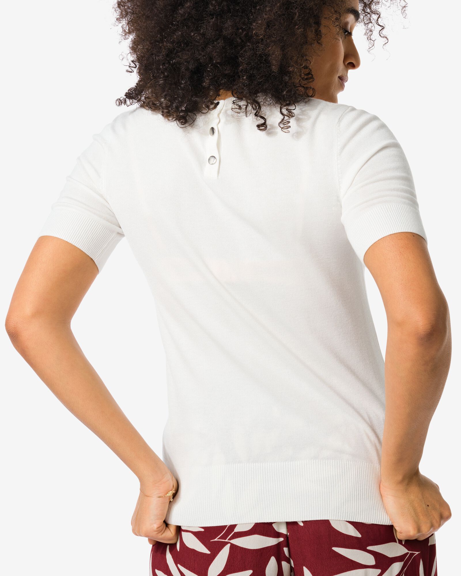 pull en maille femme Fally blanc blanc - 36357070WHITE - HEMA