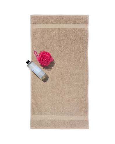serviette de bain 50x100 qualité épaisse taupe taupe serviette 50 x 100 - 5210130 - HEMA
