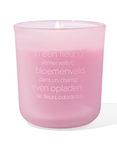 bougie parfum&eacute;e parmi les fleurs - 11380040 - HEMA