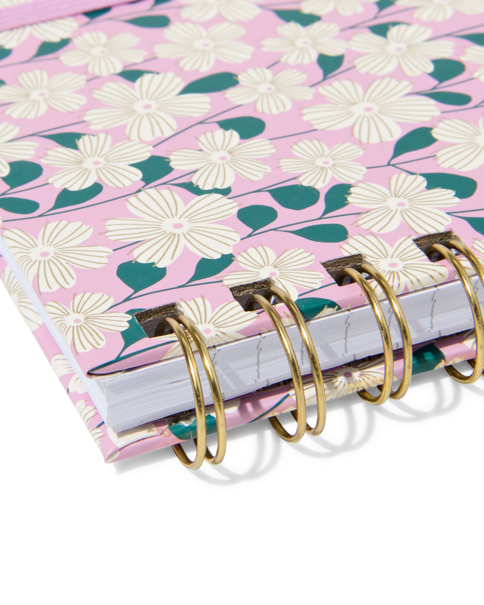 carnet A6 lign&eacute; avec fleurs - 14100216 - HEMA