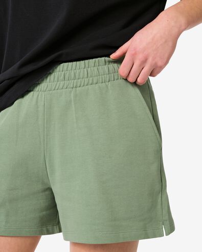 Damen-Sweatshorts hellgr&uuml;n - 36020337LIGHTGREEN - HEMA