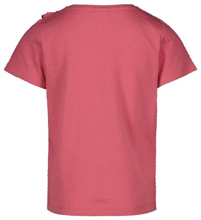 Kinder-T-Shirt, Rüschen rot - 1000023423 - HEMA