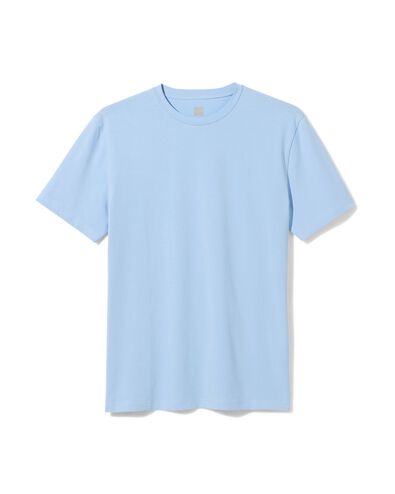 Herren-T-Shirt, mit Elasthananteil blau M - 2115225 - HEMA