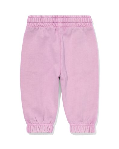babybroek comfy fit sweatstof paars - 33057370PURPLE - HEMA