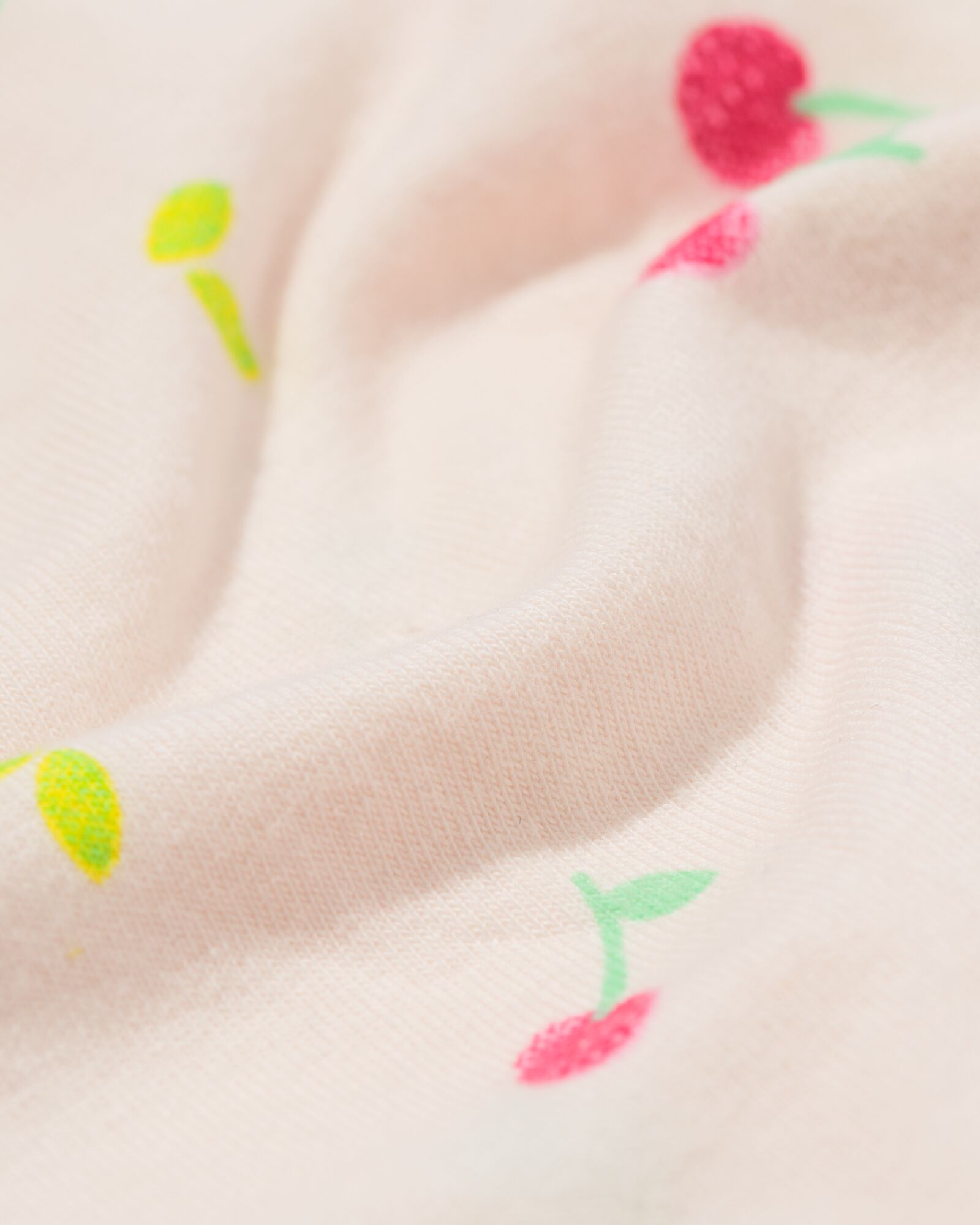 Mitwachsender Newborn-Wickelstrampler mit Kirschen ecru ecru - 33447420ECRU - HEMA