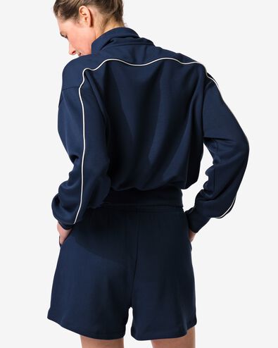 short molleton femme bleu fonc&eacute; bleu fonc&eacute; - 36000428DARKBLUE - HEMA
