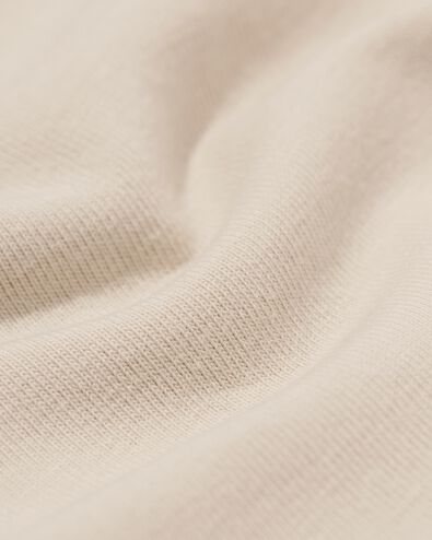 t-shirt femme slim fit col en v sable sable - 36310980SAND - HEMA
