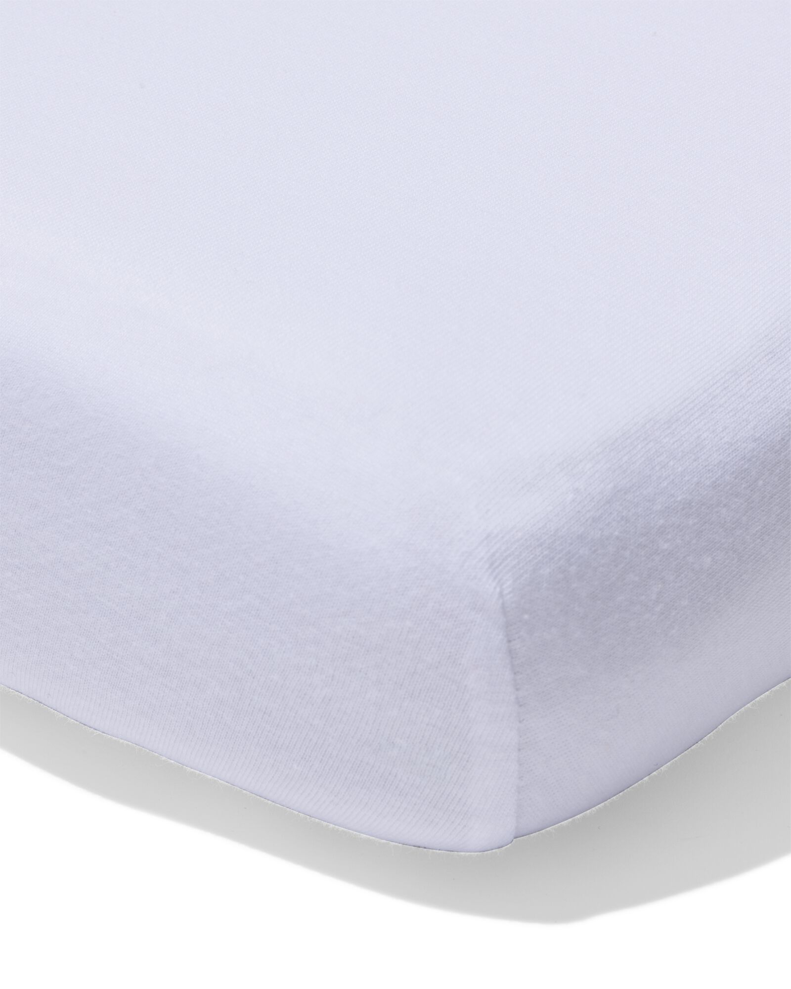 drap-housse pour surmatelas jersey 200x200/220 blanc - 5180054 - HEMA
