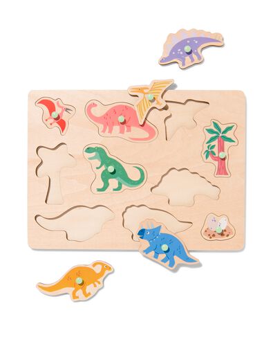 Holz-Puzzle, Dinosaurier - 15140130 - HEMA
