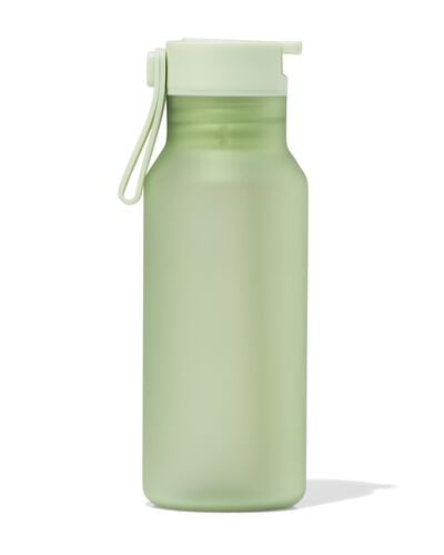 waterfles met rietje 430ml groen - 80650230 - HEMA