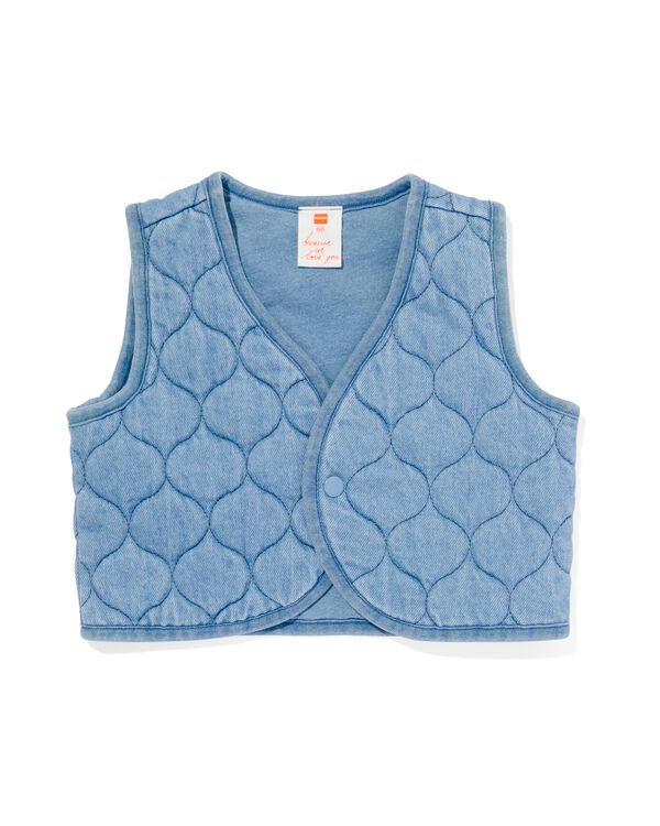 gilet bébé denim matelassé denim denim - 33036550DENIM - HEMA