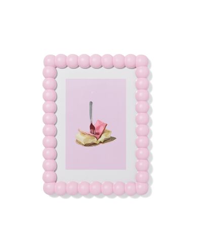 cadre photo 15x20 cm bois billes - 13626019 - HEMA