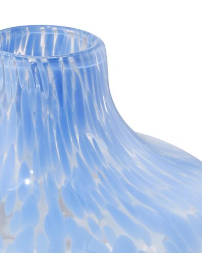 vase ⌀24x30cm verre camouflage bleu - 13326071 - HEMA