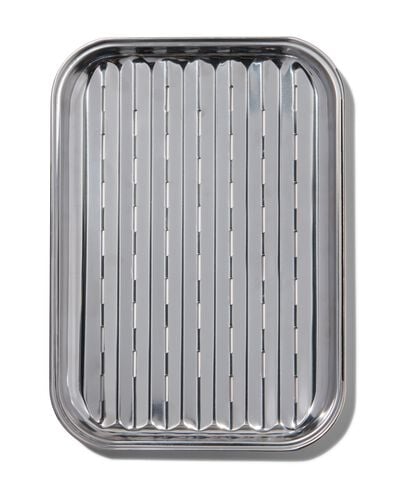 grillschaal rvs 24.5x34 - 41820381 - HEMA