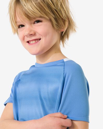 t-shirt de sport enfant  bleu bleu - 30600013BLUE - HEMA