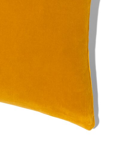Kissenbezug, Velours, 50 x 50 cm, gelb - 7323016 - HEMA