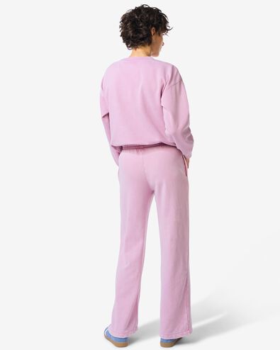 damesbroek Esmee jersey regular fit roze roze - 36206680PINK - HEMA