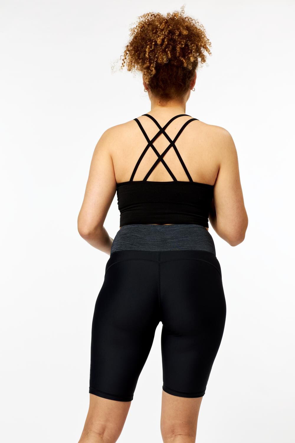 women's sports biker pants short black - HEMA