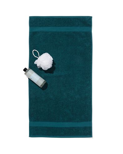 handdoek zware kwaliteit donkergroen handdoek 50 x 100 - 5220013 - HEMA