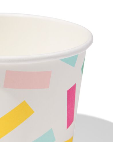 Schalen 450 ml, Papier, Konfetti &ndash; 4 St&uuml;ck - 14250300 - HEMA
