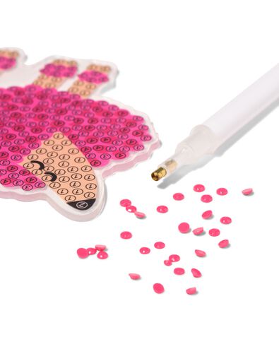 porte-cl&eacute;s diamond painting animaux de compagnie - 15900502 - HEMA