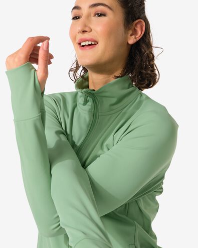 veste d’entraînement femme vert clair vert clair - 36030295LIGHTGREEN - HEMA