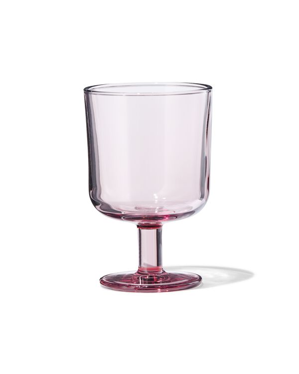 verre à vin Bergen rose 250 ml - 9401085 - HEMA