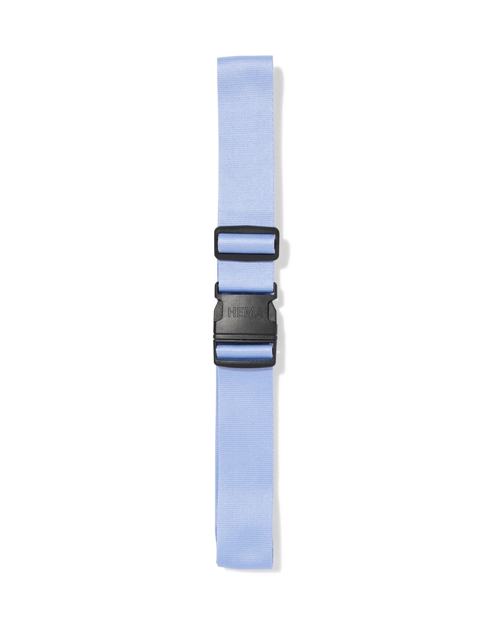sangle &agrave; bagages 180x5cm bleue fermeture par clic - 18670042 - HEMA