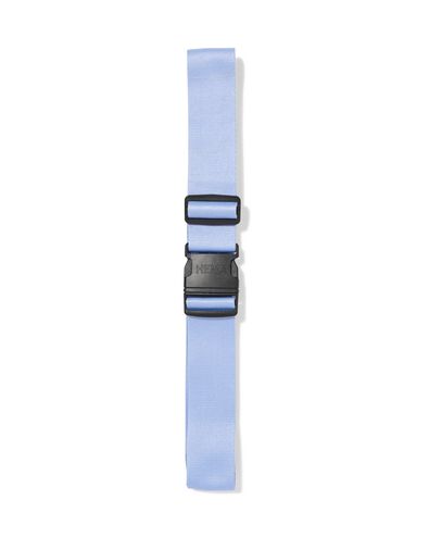 sangle &agrave; bagages 180x5cm bleue fermeture par clic - 18670042 - HEMA