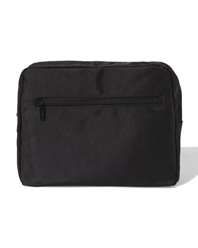 toilettas 20x25cm zwart - 11890733 - HEMA
