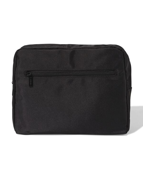 toilettas 20x25cm zwart - 11890733 - HEMA