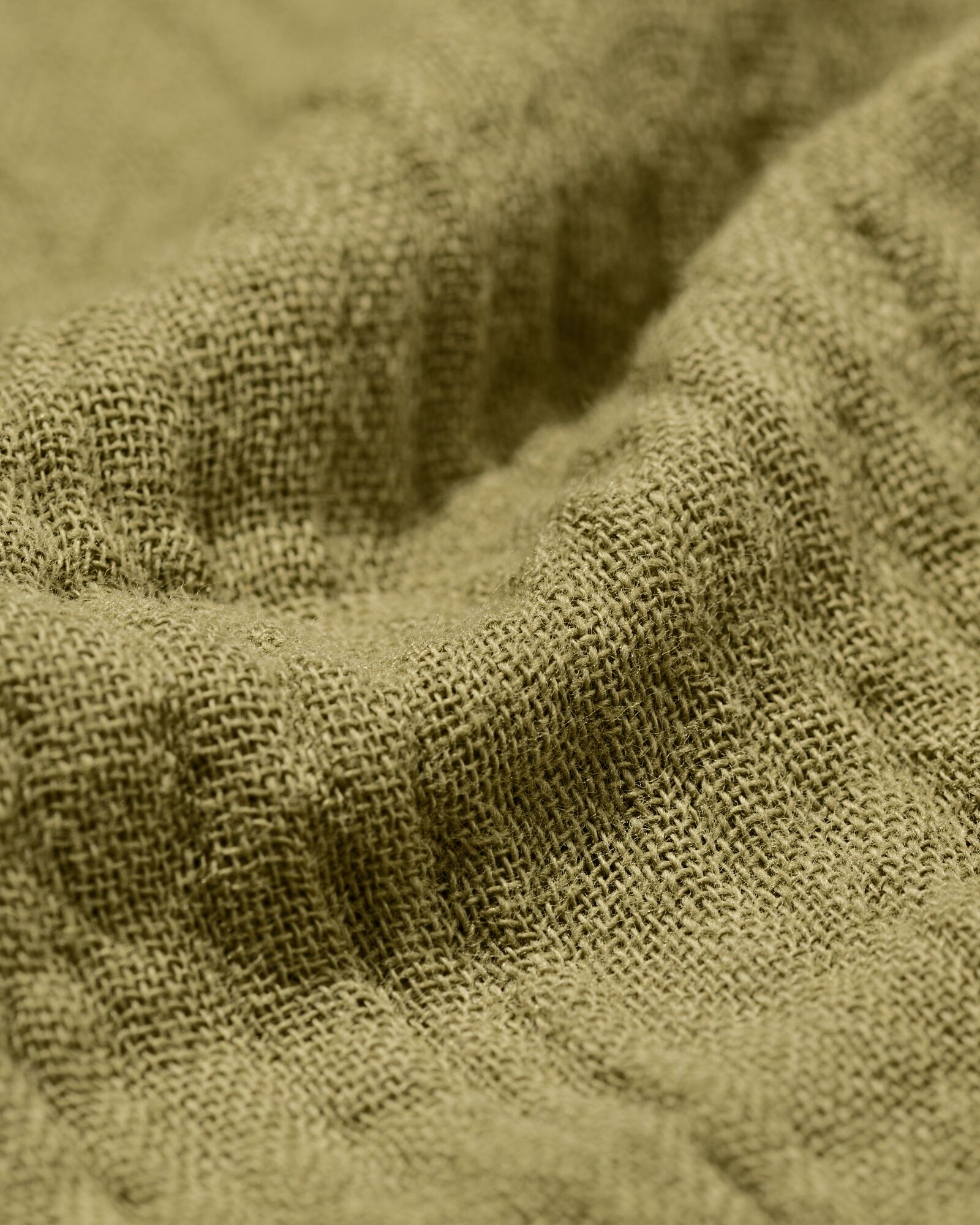 damesblousejurk Lynn regular fit mousseline groen groen - 36303890GREEN - HEMA