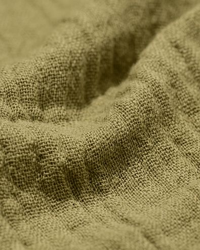 damesblousejurk Lynn regular fit mousseline groen groen - 36303890GREEN - HEMA