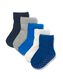 5 paires de chaussettes bébé avec coton bleu bleu - 1000028757 - HEMA