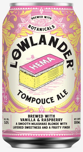 Lowlander blonde ale tompouce 33cl - 17420006 - HEMA