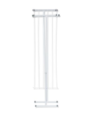 W&auml;schest&auml;nder 111 x 32 cm, schmal, Metall wei&szlig; - 20500226 - HEMA